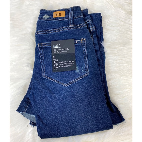 NEVER USED, Paige high rise flare twist jeans - Picture 5 of 5